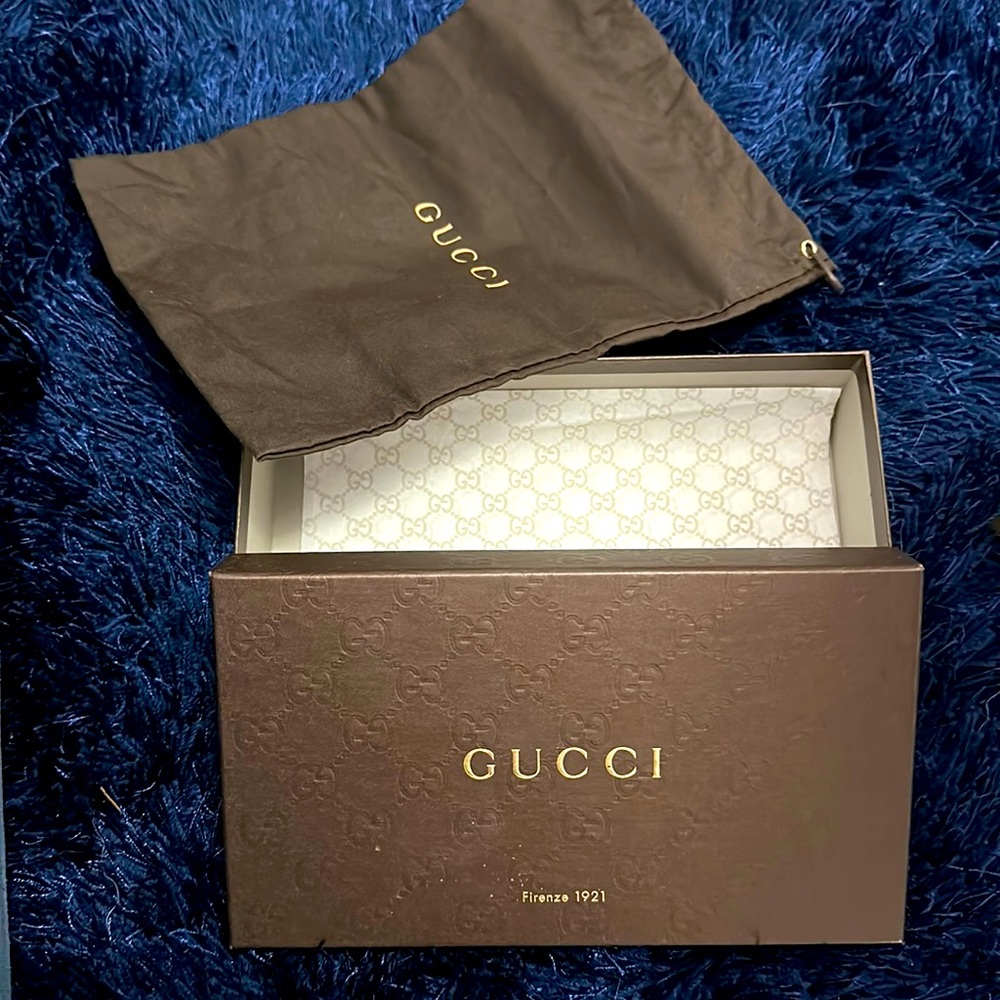 Gucci  Textured Box and Dust Bag 100% Authentic